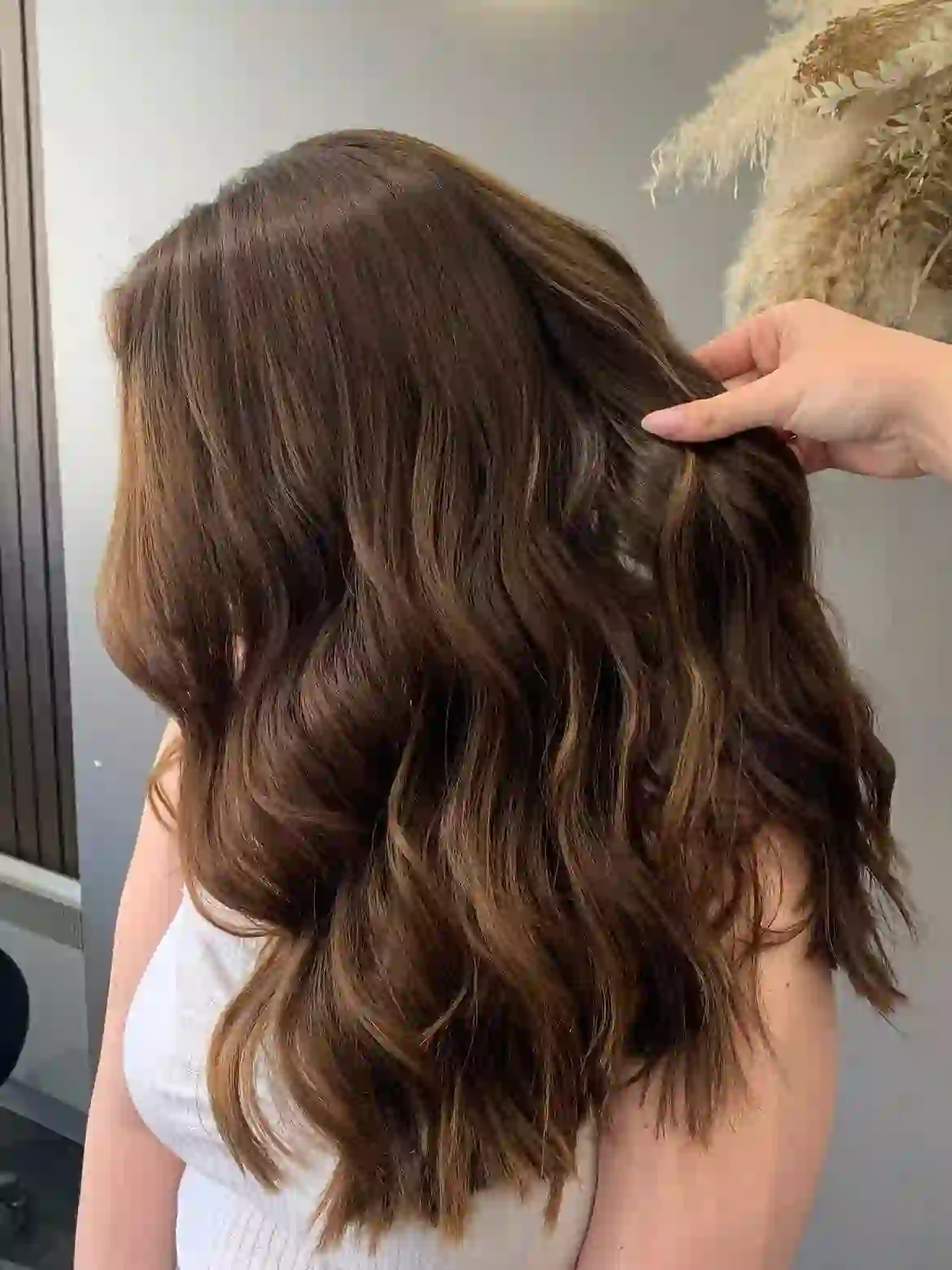 Espresso brunette with caramel twist